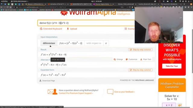 Derivatives with Wolfram Alpha смотреть онлайн
