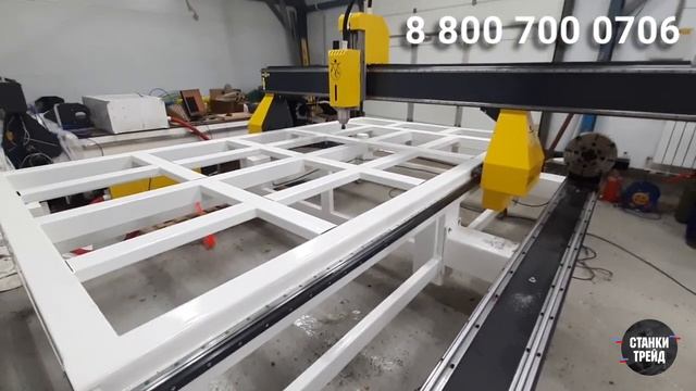 Обзор фрезерного станка ЧПУ 2130 со стационарной токарной осью смотреть онлайн