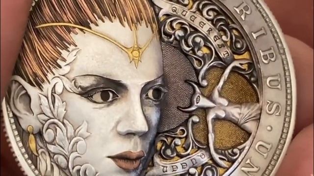 Tiny kinetic art on coins смотреть онлайн