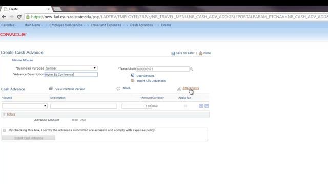 eTravel Cash Advance смотреть онлайн