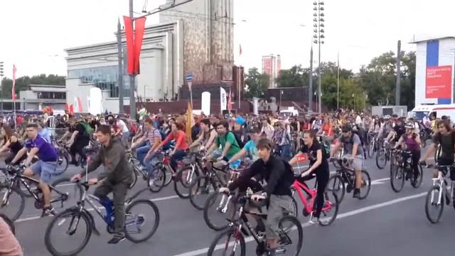 Велопарад на день города, сентябрь 2014 смотреть онлайн