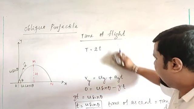 Projectile motion part 2 by Sushanta Sir смотреть онлайн