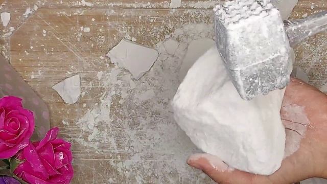 АСМР ~ Колка природного мела сорт Настена. ASMR ~ Kolka natural chalk grade Nastena. смотреть онлайн