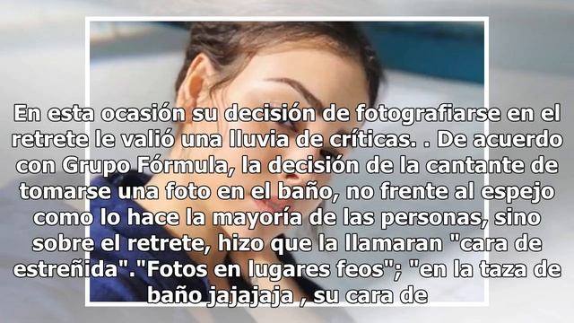 Le llueven críticas a Danna Paola por tomarse foto sentada en el retrete смотреть онлайн