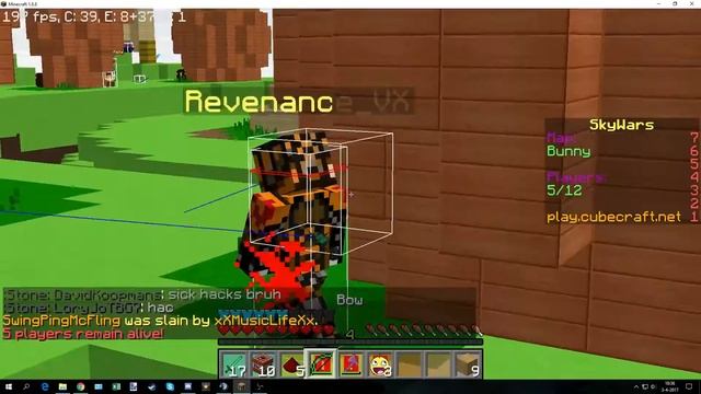 Revenance VX Hacking On Cubecraft смотреть онлайн
