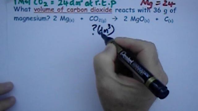 Reacting Mass: Series 4 - 2 Mg(s) + CO2(g) -- 2 MgO(s) + C(s). смотреть онлайн