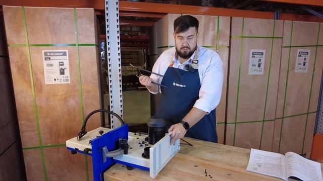 BELMASH WBS-228P ленточнопильный станок | Обзор характеристик, сборка и настройка, тест в работе смотреть онлайн