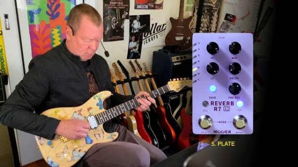 Mooer Audio: REVERB R7 X2 Dual Footswitch Stereo Reverb