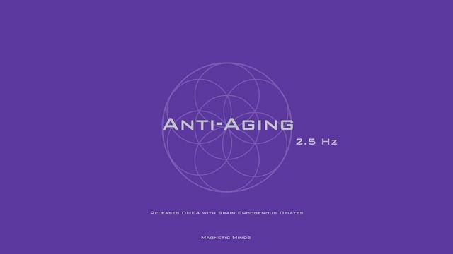 Anti Aging Frequency Releases DHEA & Brain Endogenous Opiates 2.5 Hz - - Meditation Sounds смотреть онлайн