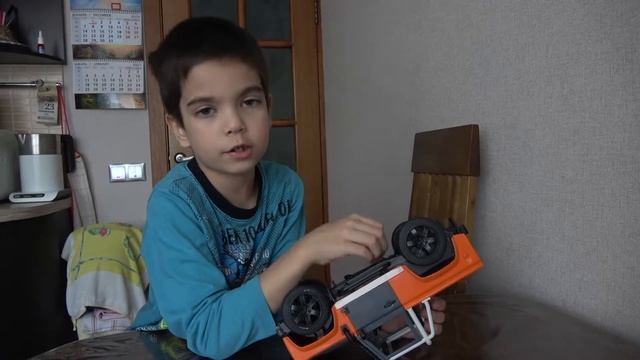 Обзор машинки рэнджровер для детей Детский влог Андрея смотреть онлайн