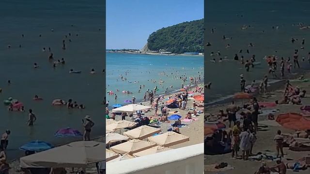 #Джубга, центральный пляж 30.07.2023 смотреть онлайн