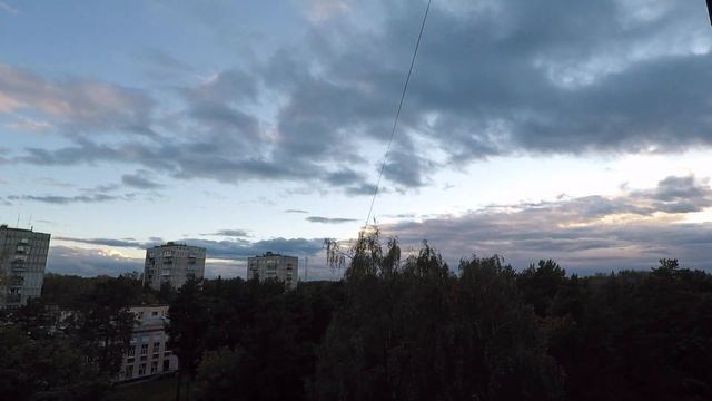 Небо перед закатом. Монино 9.09.2020 смотреть онлайн