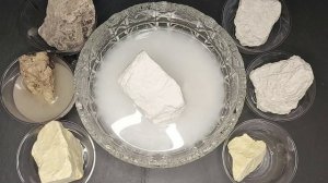 АСМР ~  Замачивание мела и глины  Приятные звуки воды  ASMR ~  Soaking chalk and clay