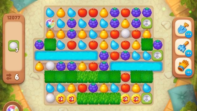 GardenScapes уровень 12077 без бустеров