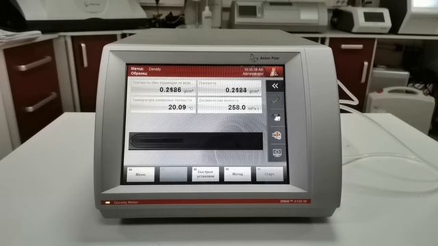 Измерение вязкости на плотномерах  Anton Paar