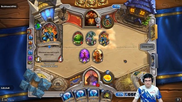 Hearthstone Tavern Brawl #54 - Pick A Hand, Any Hand: A Tempo Mage Deck! смотреть онлайн
