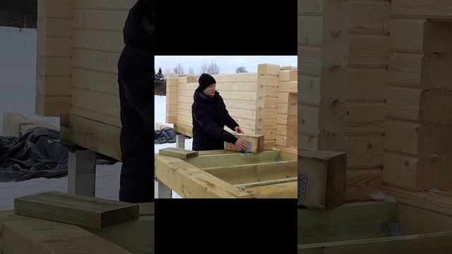 КОНДЕНСАТ Обвязка в доме из бруса. Крепление балок пола