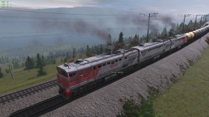 Trainz 22 сценарий "Толкач на перевал Мурурин"