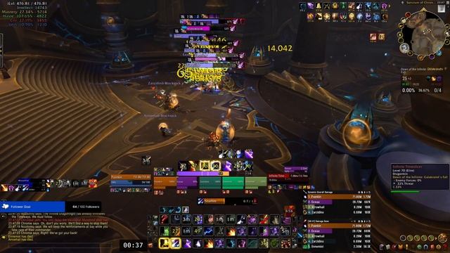 Balance Druid 1.8M DPS Giga Pull! +25 Galakronds Fall | Dragonflight Season 3 смотреть онлайн