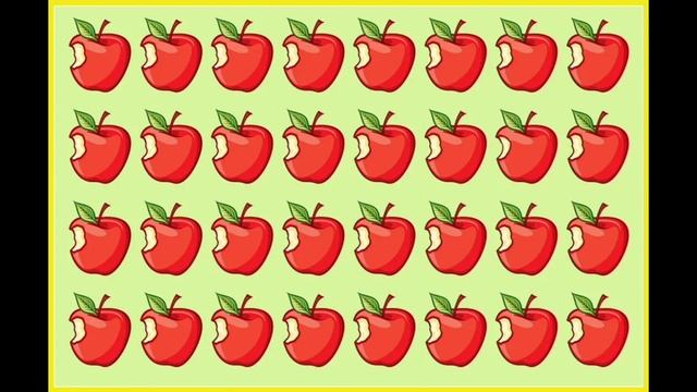 Какое яблоко отличается от остальных? смотреть онлайн