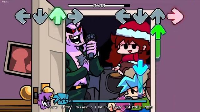 новогодний фнф мод смотреть онлайн