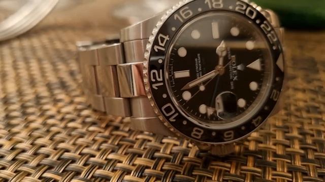 Rolex GMT Master, Oyster Date, 40mm, Steel, Black Dial. смотреть онлайн