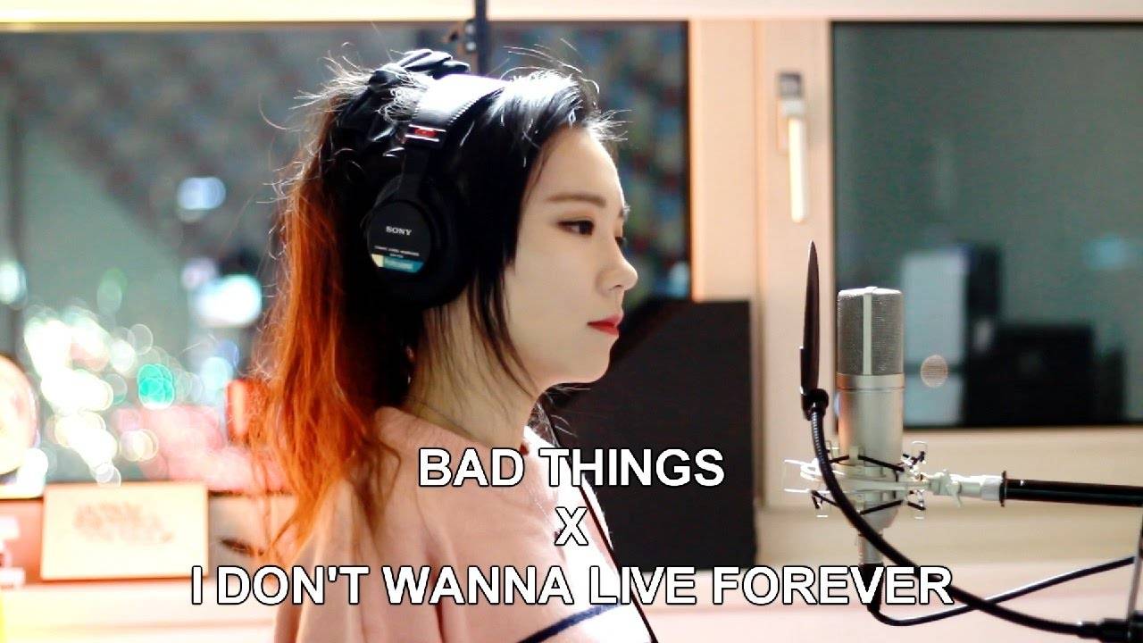 Bad Things & I Don't Wanna Live Forever ( MASHUP cover by J.Fla ) смотреть онлайн