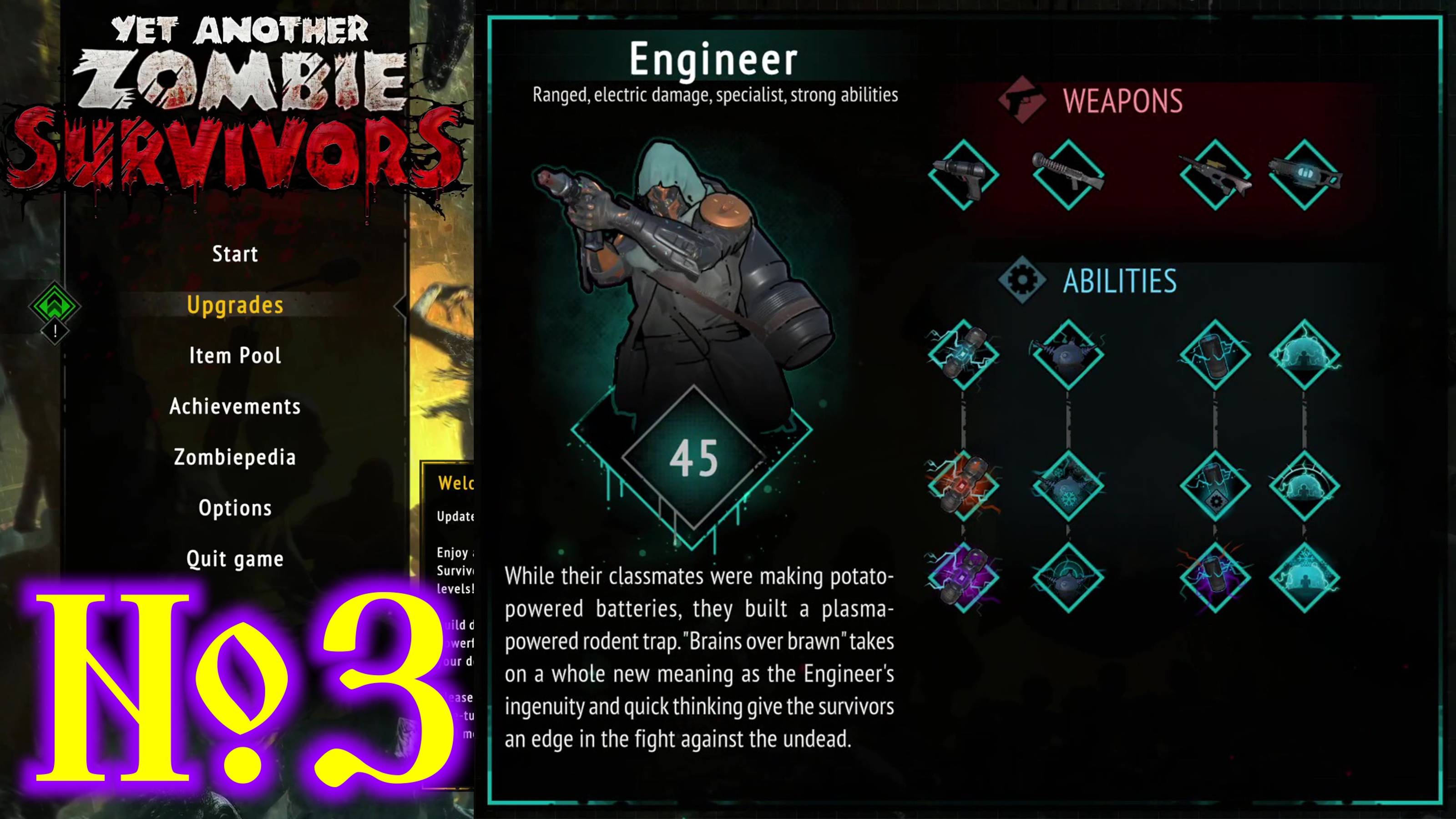 Yet Another Zombie Survivors №3 Engineer смотреть онлайн