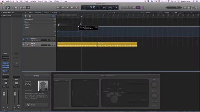 SETTING TEMPO IN LOGIC PRO X смотреть онлайн