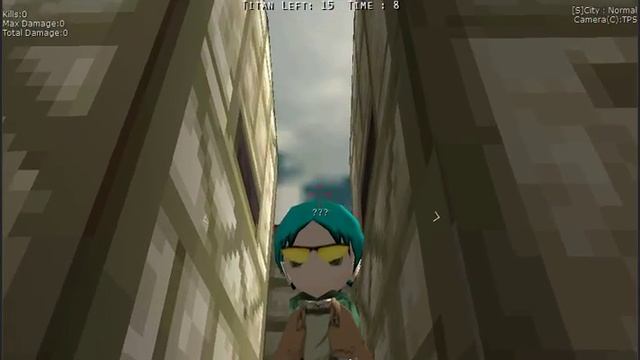 Обзор игры Attack On Titan Tribute Game 巨人の猎手