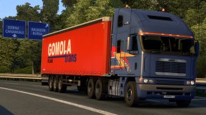 98 / ETS 2 1.52 / Freightliner Argosy / Закрыли въезд на Тимор / MARIO MAP.