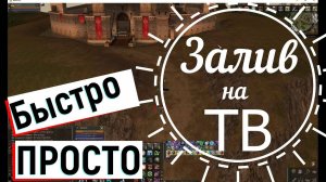 Залив на ТВ или как заработать на ТВ. Л2, L2, Scryde.
