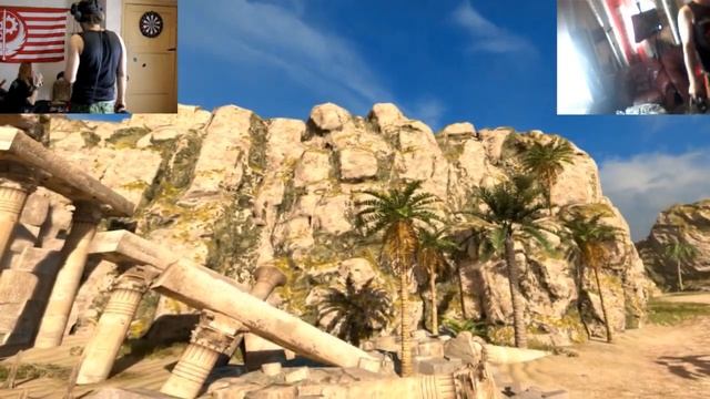 ПРОХОДИМ КРУТОЙ СЭМ в VR HTC VIVE Serious Sam с Катей и Федей летсплей с камерами 1 и 2 лвл вр