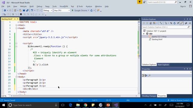 JQ #1 Introduction , Selectors смотреть онлайн