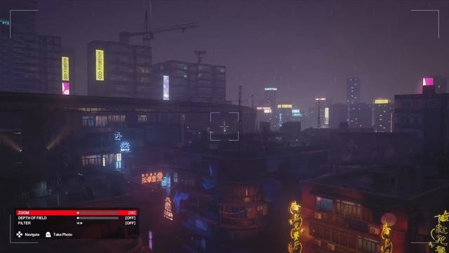 HITMAN 3 - Ambience - End of an Era - Rainy Laundromat Rooftop beneath Neon Sign - PS4 смотреть онлайн