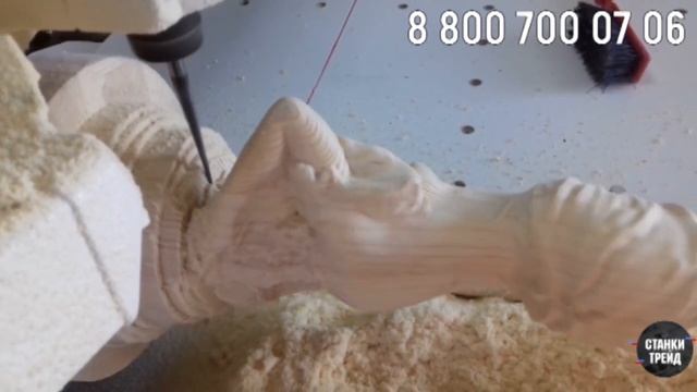 Работа фрезерного станка 1212 с 4-ой поворотной осью. смотреть онлайн