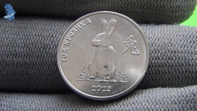 1 рубль 2021 год . Китайский гороскоп год Кролика . Приднестровье . #620 смотреть онлайн