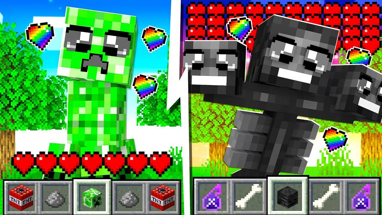 Майнкрафт, но ВСЕ МОБЫ стали ПОМОЩНИКАМИ! смотреть онлайн