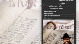 Чтение свитка Эстер