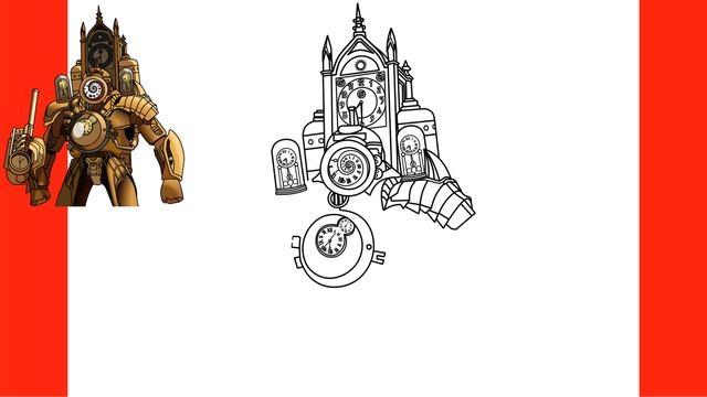 How To Draw Clockman Skibidi Toilet Multiverse