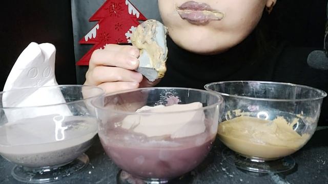 АСМР ~ Розовая и Голубая узбечка в разноцветных пастах ASMR ~ Pink and Blue Uzbechka смотреть онлайн