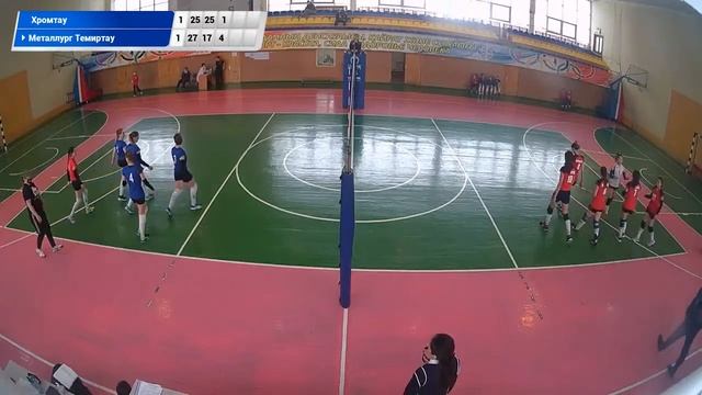 Хромтау - Металлург.Волейбол|Высшая лига|Женщины|3 тур|Уральск смотреть онлайн