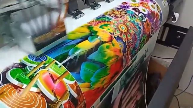 【Output Display】PP Sticker Printing by 1.6m/5.2ft Printer with Single DX5 Head смотреть онлайн