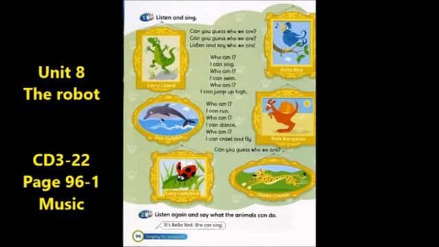 STUDENT BOOK YEAR 1 PAGE 96 CD3 UNIT 8 смотреть онлайн