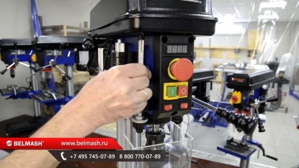 Обзор линейки сверлильных станков BELMASH