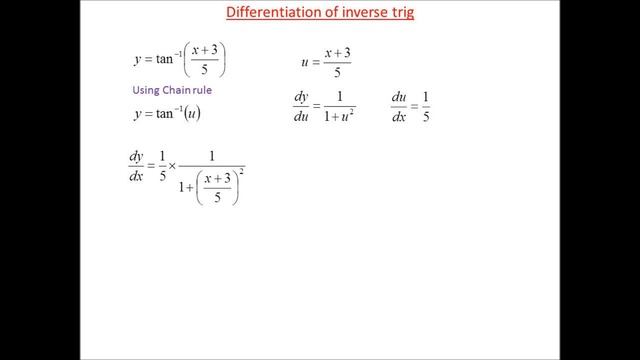 Differentiation of arctan 1 example смотреть онлайн
