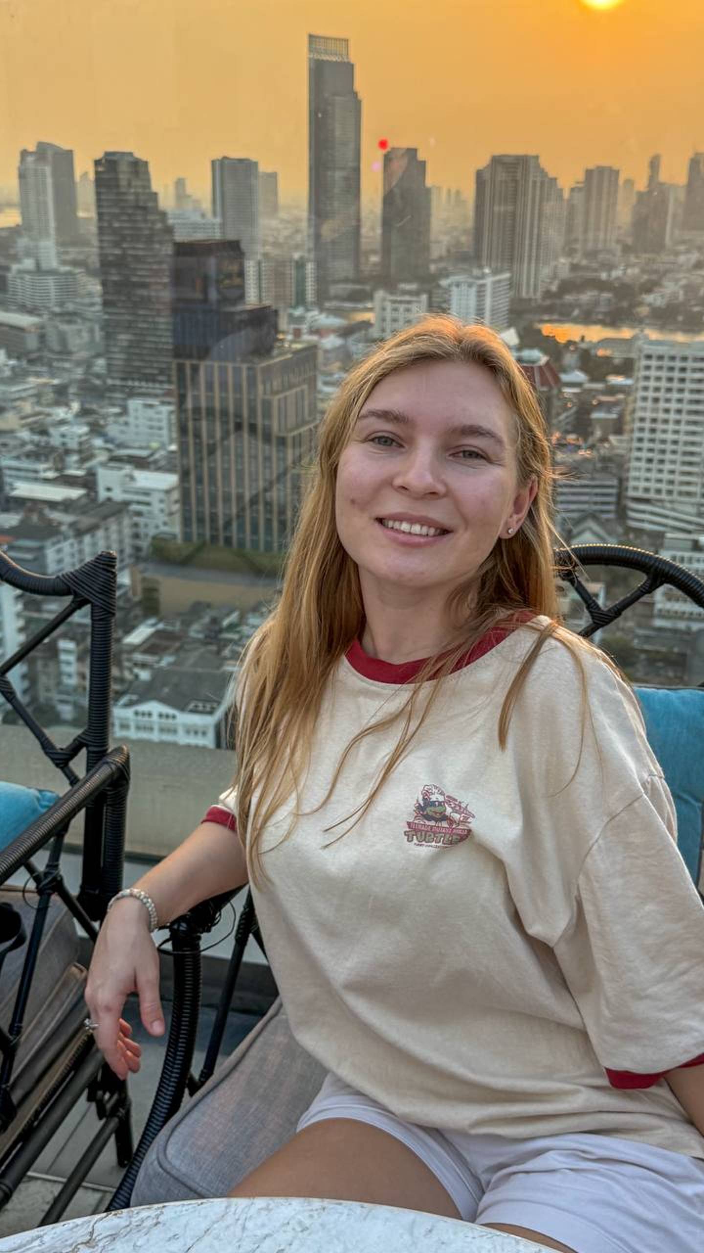 Встреча заката в баре на крыше в центре Бангкока #кочевники #отпуск #таиланд #бангкок #обзор смотреть онлайн