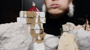 АСМР ~  Десерт "Дженга"   Много сухого хруста. ASMR ~  Dessert "Jenga"  Lots of dry crunch.