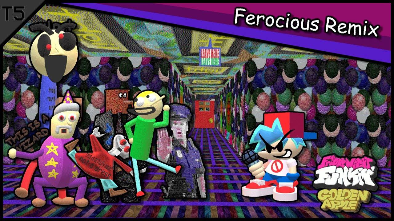 Ferocious remix FNF смотреть онлайн