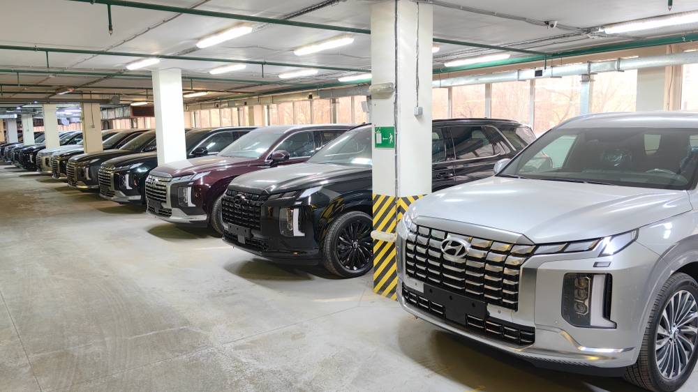 НОВЫЕ ХЕНДЭ ПАЛИСАДЫ 2024 года 2.2 л турбодизель и 3.5 л бензин CALLIGRAPHY 4WD 7 и 8 мест в Москве смотреть онлайн